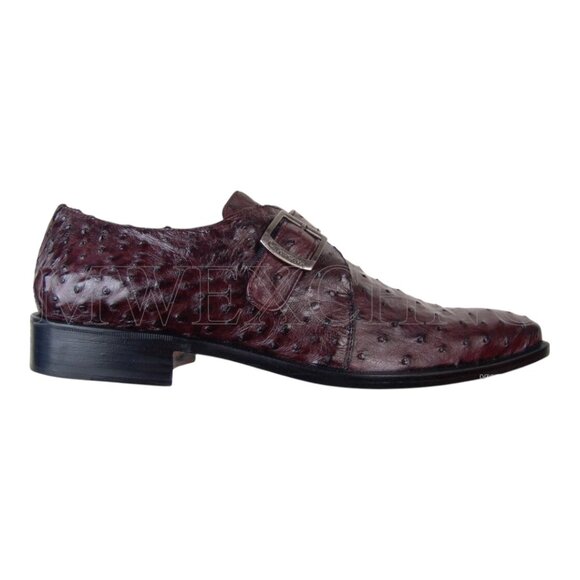 CALZOLERIA TOSCANA OSTRICH LOAFERS EU 42 ITALIAN DESIGNER MENS SHOES NEW IN BOX main image 3